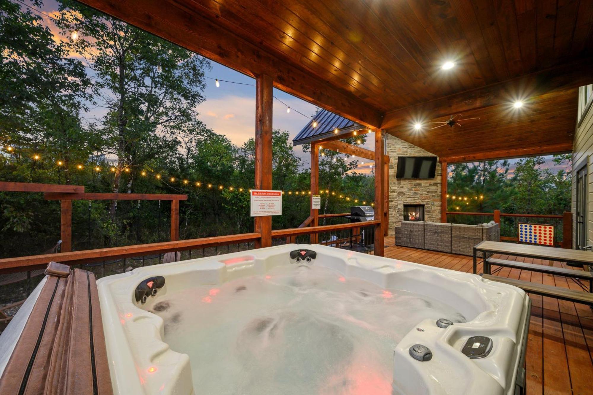 Вилла Under The Stars - Secluded, Hot Tub, Firepit, Games Брокен-Боу Экстерьер фото